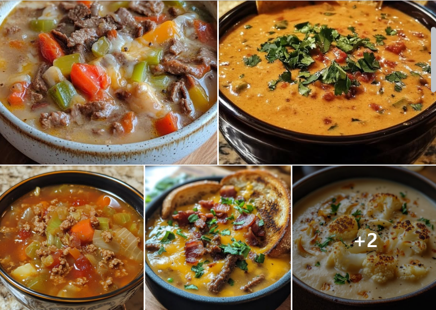 Crunchy Cheeseburger Soup 🍔🥣 Capture d’écran 2025-01-05 000931