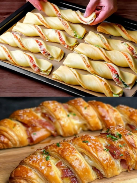 🧀 Fastest Puff Pastry Appetizer (Cheesy Twists or Bite Capture d’écran 2025-05-08 003804