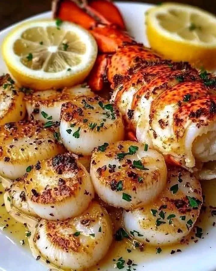 Seared Sea Scallops & Lobster FB_IMG_1763211667817
