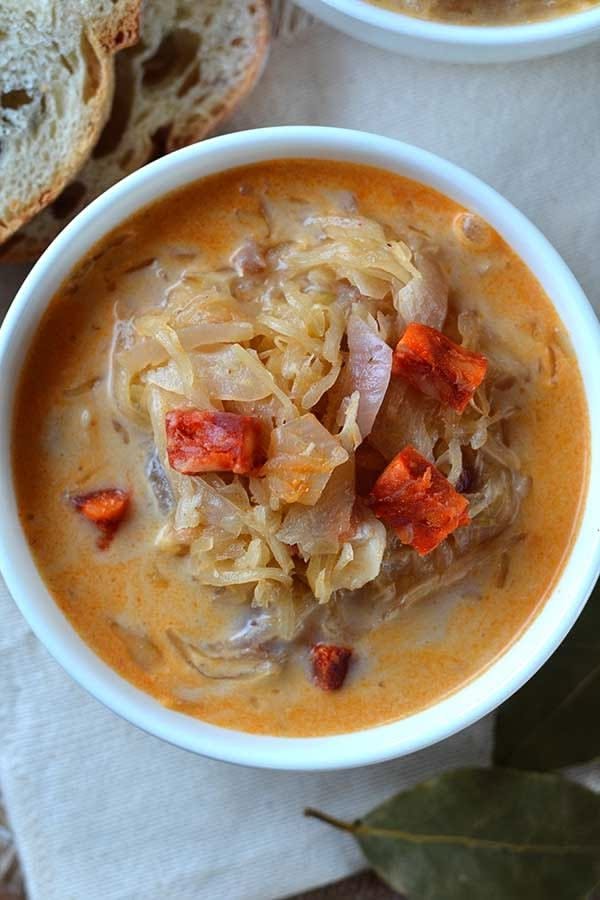 Hungarian Sauerkraut and Sausage Soup (Korhelyleves) 797904779_1057794023561868_5241695793675693321_n