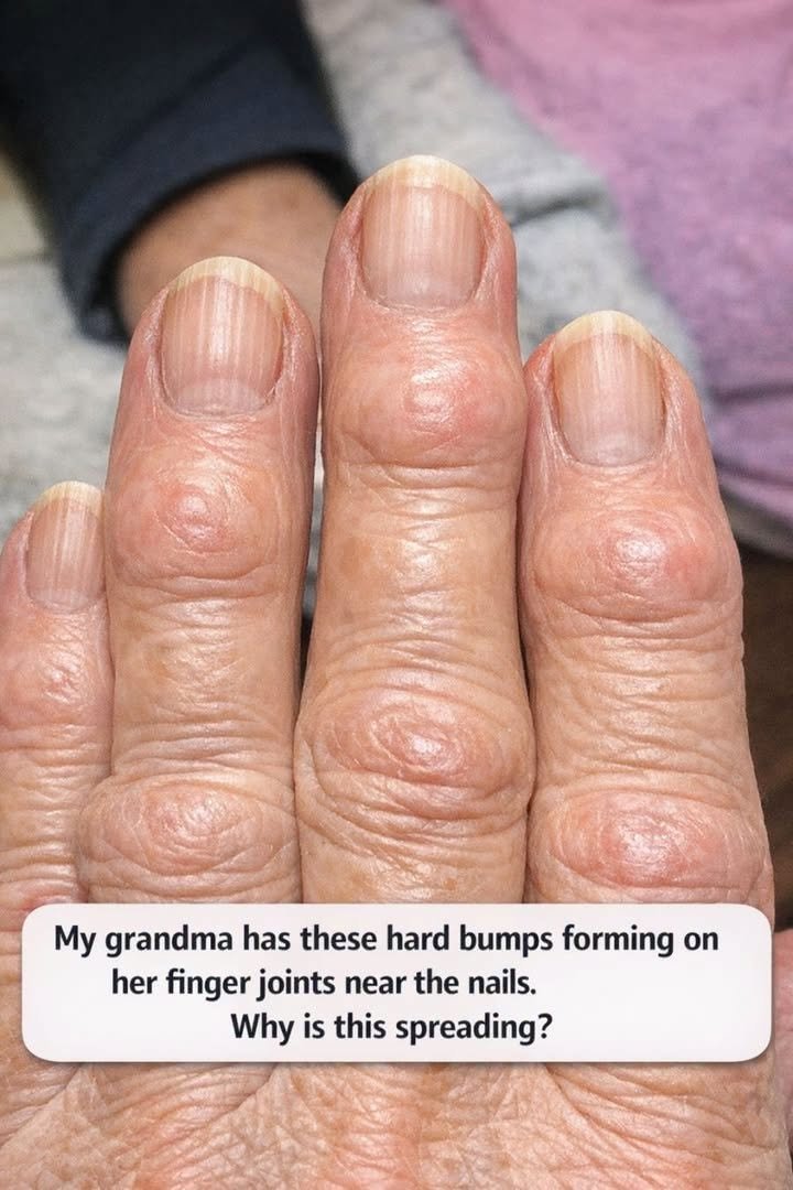My Grandma Has These Hard Bumps Forming on Her Finger Joints Near the Nails. Why Is This Spreading? 828631312_1109418928121433_7385602907931244922_n