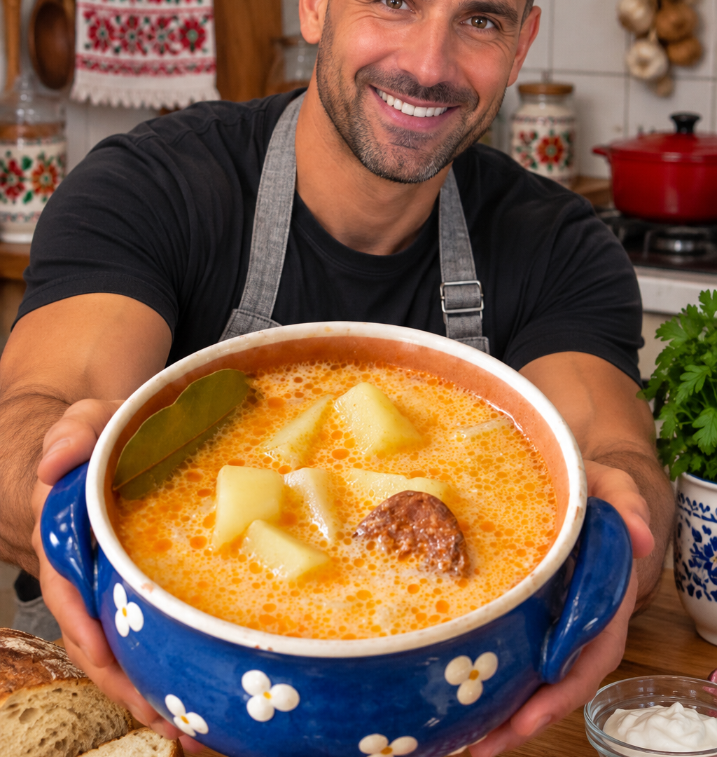 Hungarian Potato and Sausage Soup (Krumplileves) 91d6579d-a258-48dc-99b0-92e558199a5d